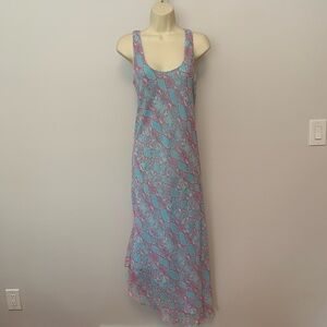 DVF Diane von Furstenberg Talia Sea Python Crest snake tank dress pink new 4